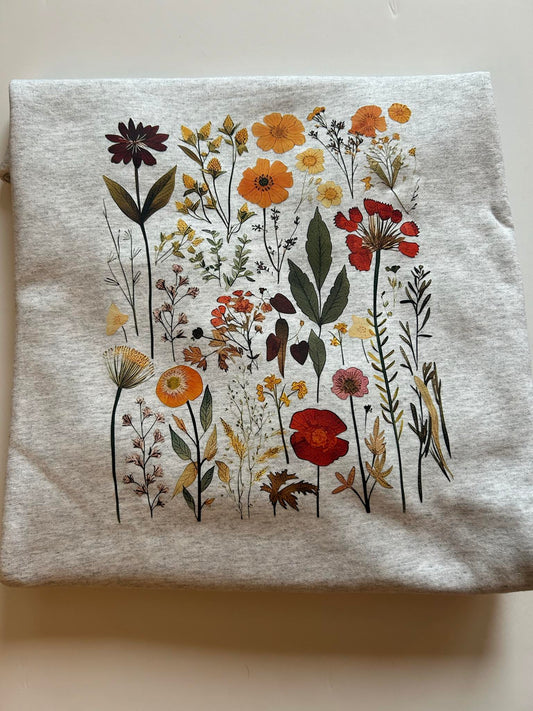 Garden Floral Crewneck Sweatshirt