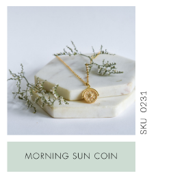 Morning Sun Coin - Gold